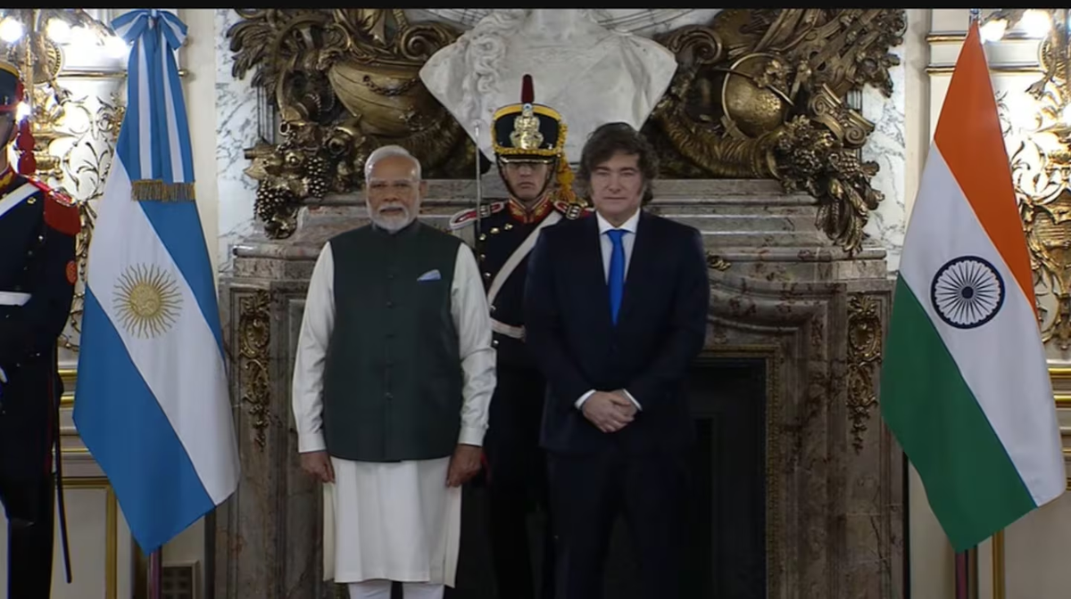 Javier Milei recibió a Narendra Modi, el primer ministro de India