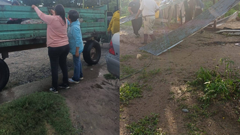 San Pedro de Colalao: crecieron los ríos y hubo evacuados