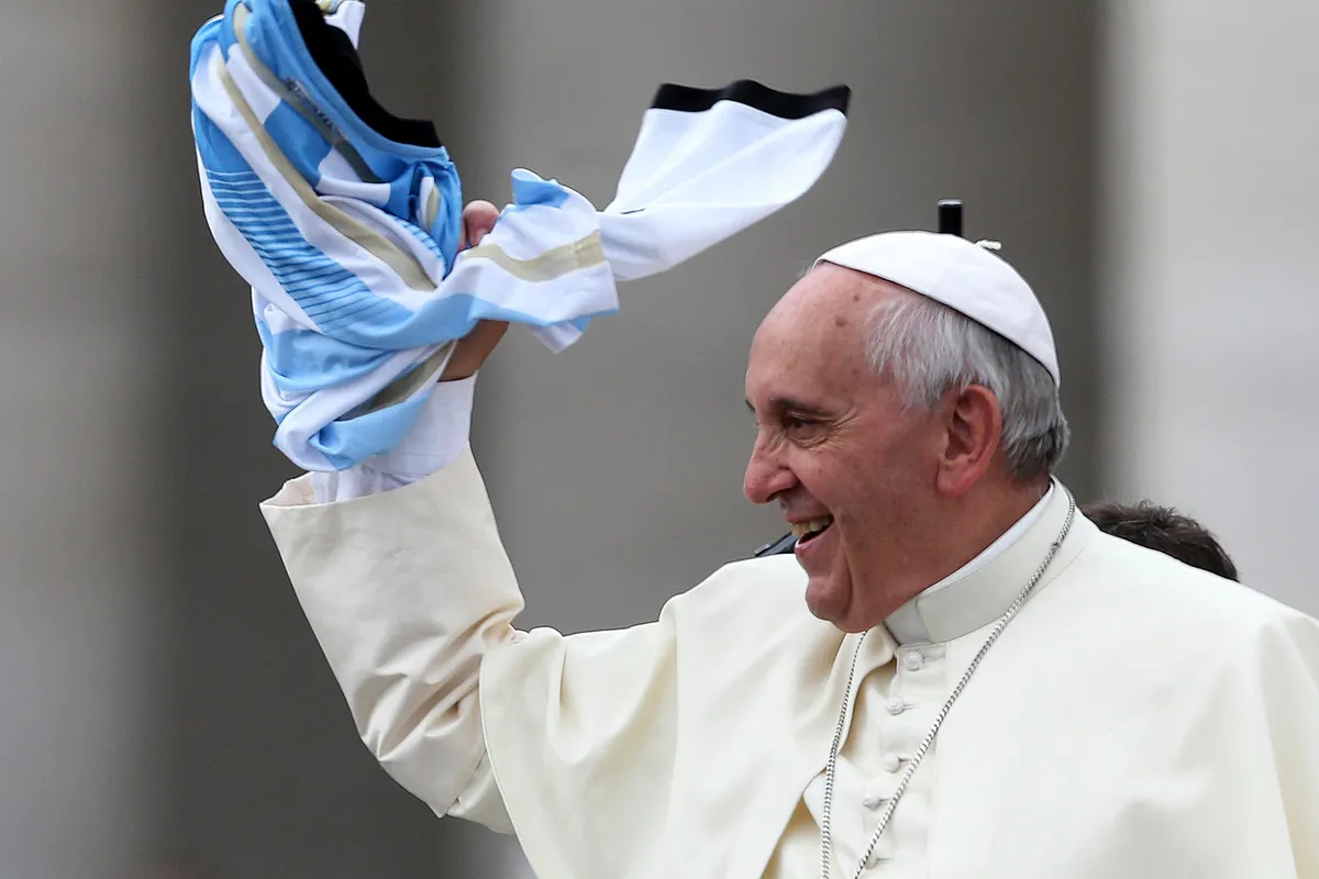 El Papa Francisco celebró el triunfo de Argentina