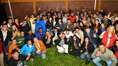 Manzur se reunió con dirigentes del Partido de la Justicia y la Victoria
