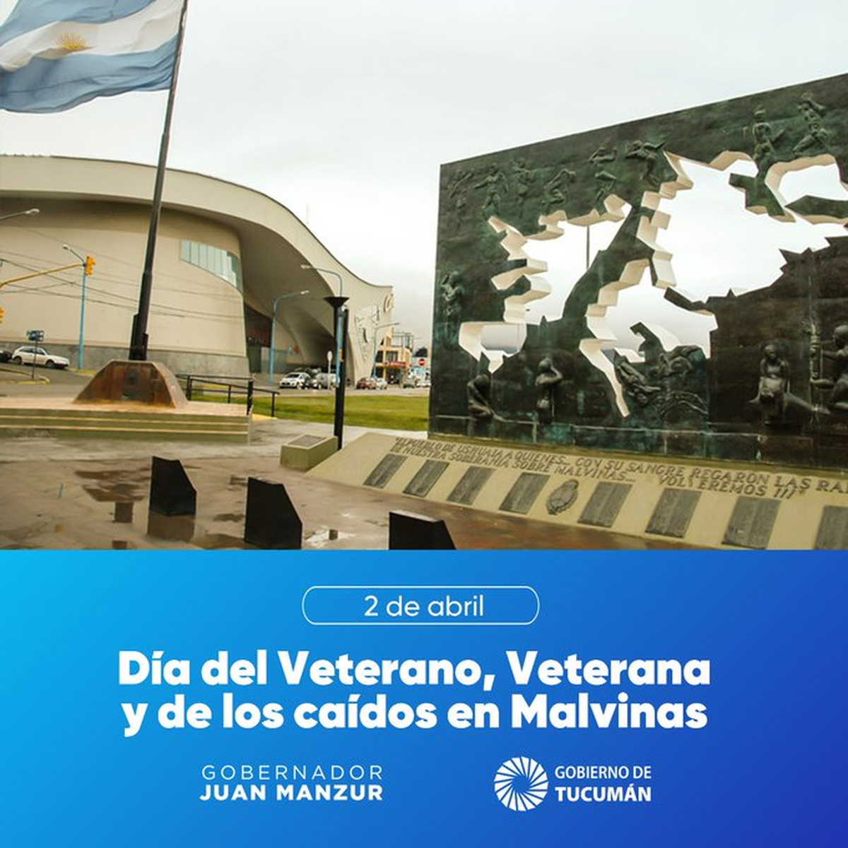 Juan Manzur en redes emiti&oacute; un saludo por el D&iacute;a de Veteranos, Veteranas y Ca&iacute;dos en Malvinas.