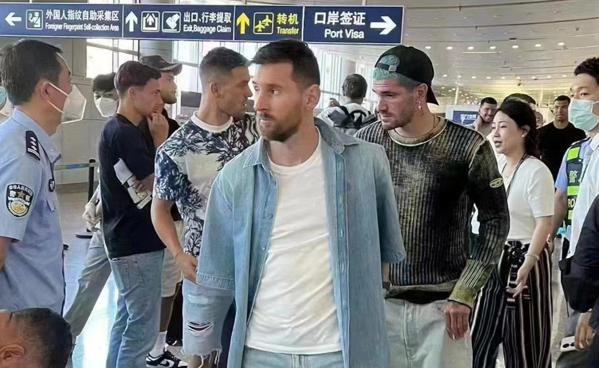 Lionel Messi ya está en China para el amistoso de la Selección Argentina ante Australia.