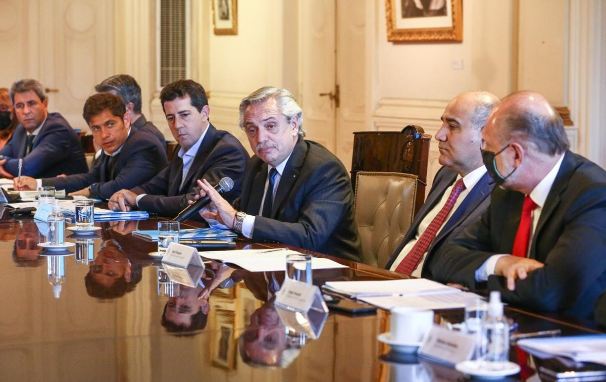 Osvaldo Jaldo particip&oacute; junto con gobernadores de una reuni&oacute;n con el presidente.&nbsp;