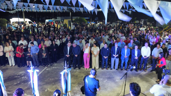 Jaldo participó del aniversario de Monte Bello e inauguró obras