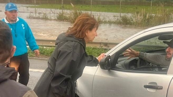 Buenos Aires: Bullrich y Petri viajaron a las zonas inundadas