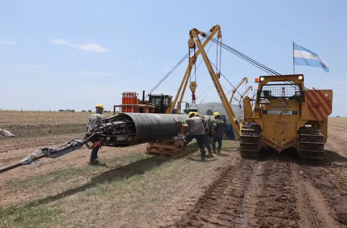 Finalizó el proyecto de reversión del Gasoducto Norte. Foto: Los Andes.   