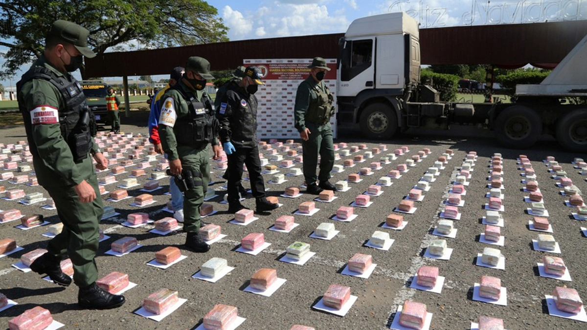 Venezuela: incautan más de 36 toneladas de droga durante 2022.