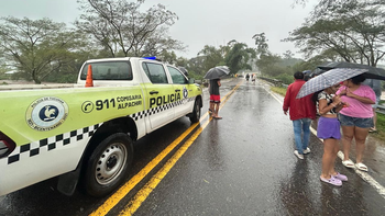 Corte preventivo en la ruta nacional 65 en Alpachiri