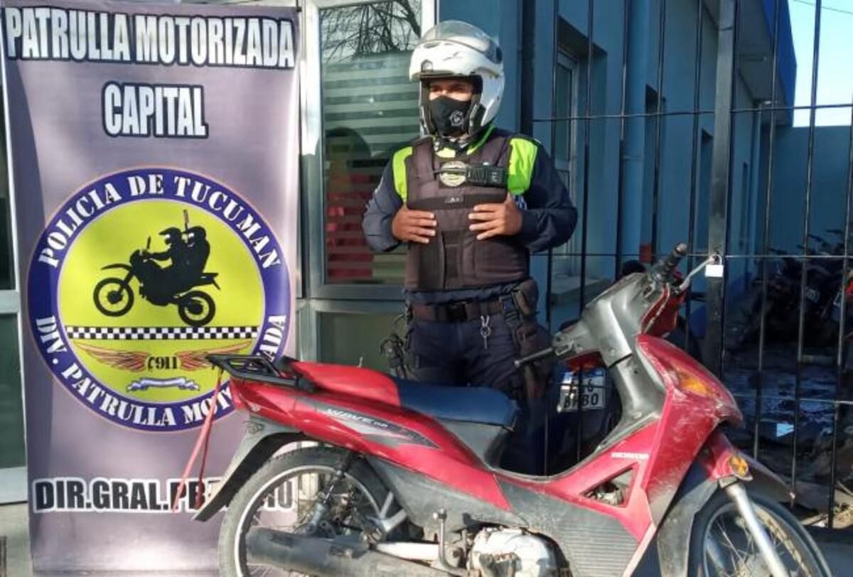Una motocicleta fue robada y la policía pudo recuperarla