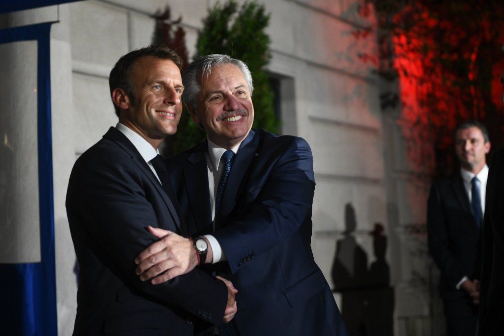 Alberto se reunió con Macron: Un placer estar de nuevo contigo