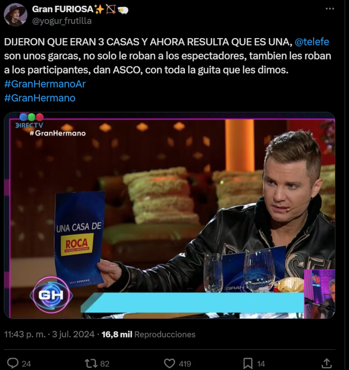 Los usuarios de X se enojaron por los cambios en los premios de Gran Hermano 2023. (Foto: Ciudad Magazine)