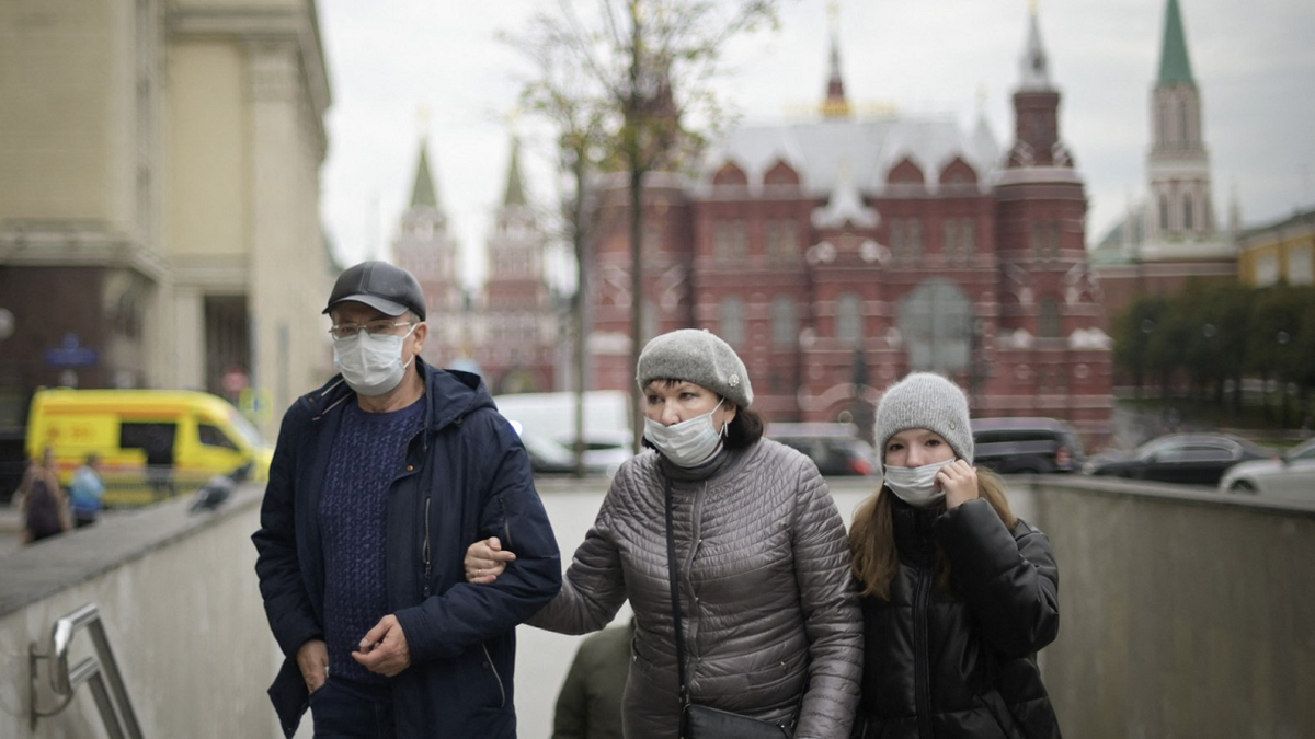 Russia recorded four days of contagion records