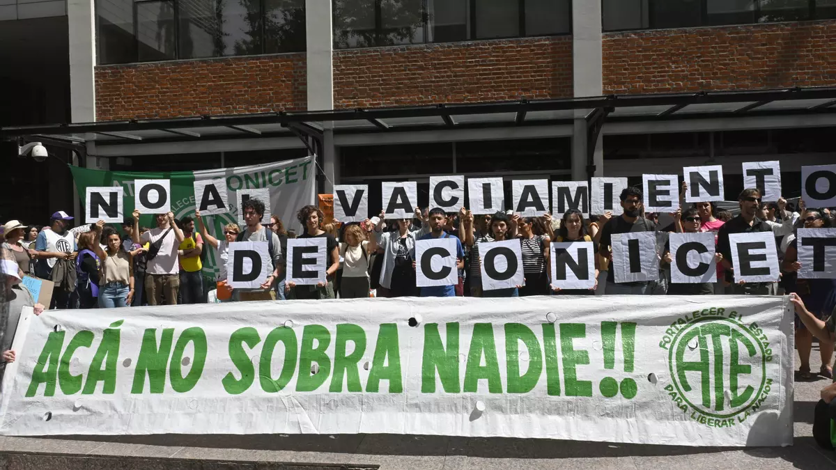 Científicos del Conicet vuelven a marchar. Foto: El Diario AR  