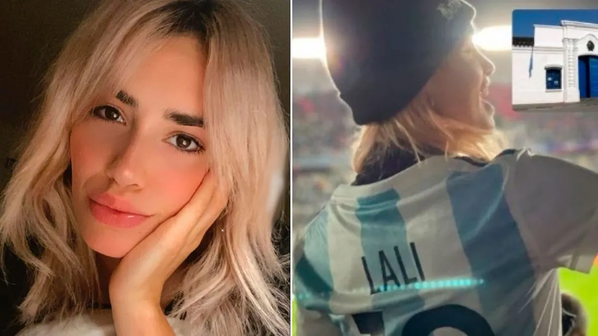 La bronca de Lali Espósito durante el partido de Argentina