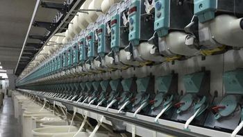 El uso de la capacidad instalada de la industria aumentó 5 puntos