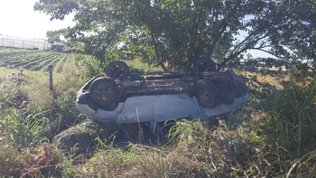 Costa Atlántica: un hombre murió tras volcar su vehículo