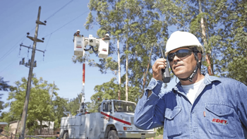 Ya se reestableció la energía eléctrica en el sur provincial