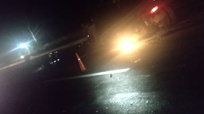 Ruta 9: un choque entre un auto y un camión dejó un herido