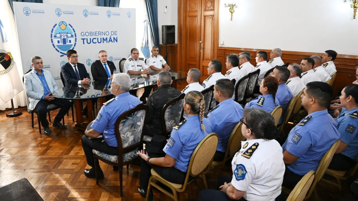 Jaldo y la Plana Mayor evaluaron medidas tras el hallazgo en El Cadillal