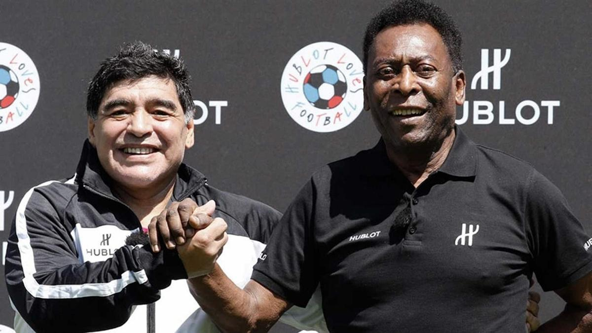 La relación entre Diego Maradona y Pelé