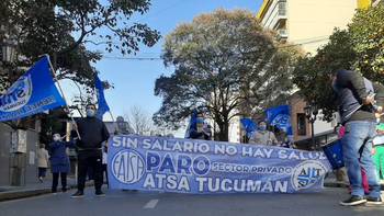 ATSA Tucumán se adhiere al paro de este jueves