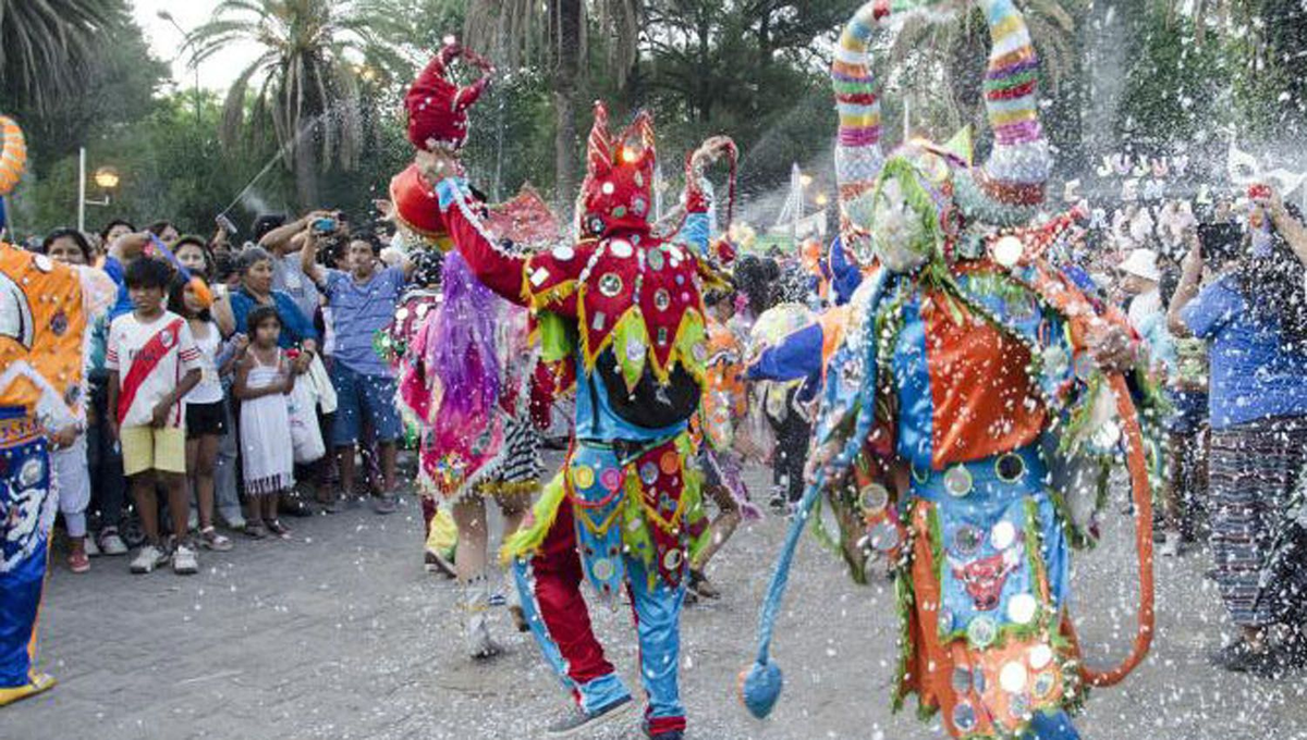 El carnaval en Jujuy es uno de los que convoca a personas de todo el país