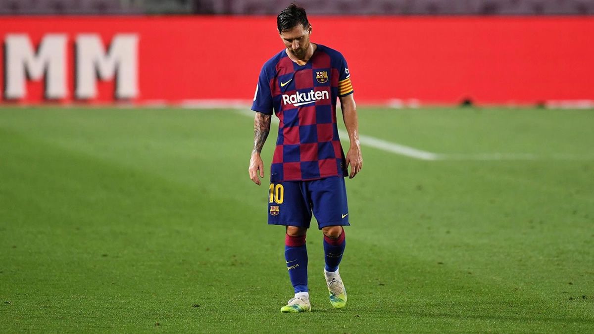 Lionel Messi plantó al Barcelona