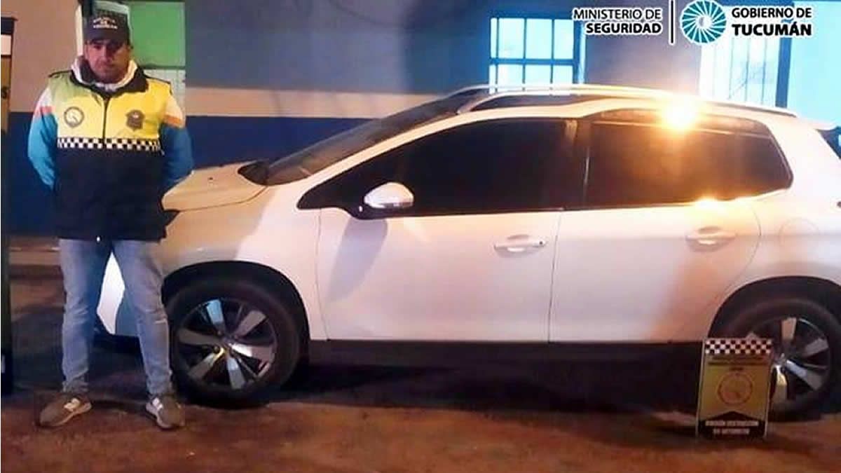 Un auto robado en Córdoba fue recuperado en Tucumán