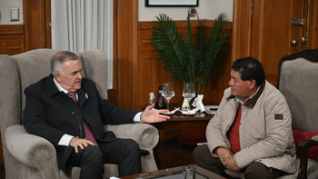 Jaldo recibió Orellana para avanzar en obras y fortalecer la educación