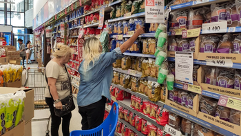 Las ventas en los supermercados subieron por tercer mes