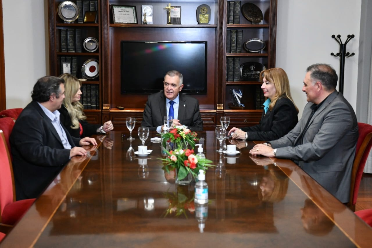 Jaldo recibió a los intendentes de Las Talitas y Lules.