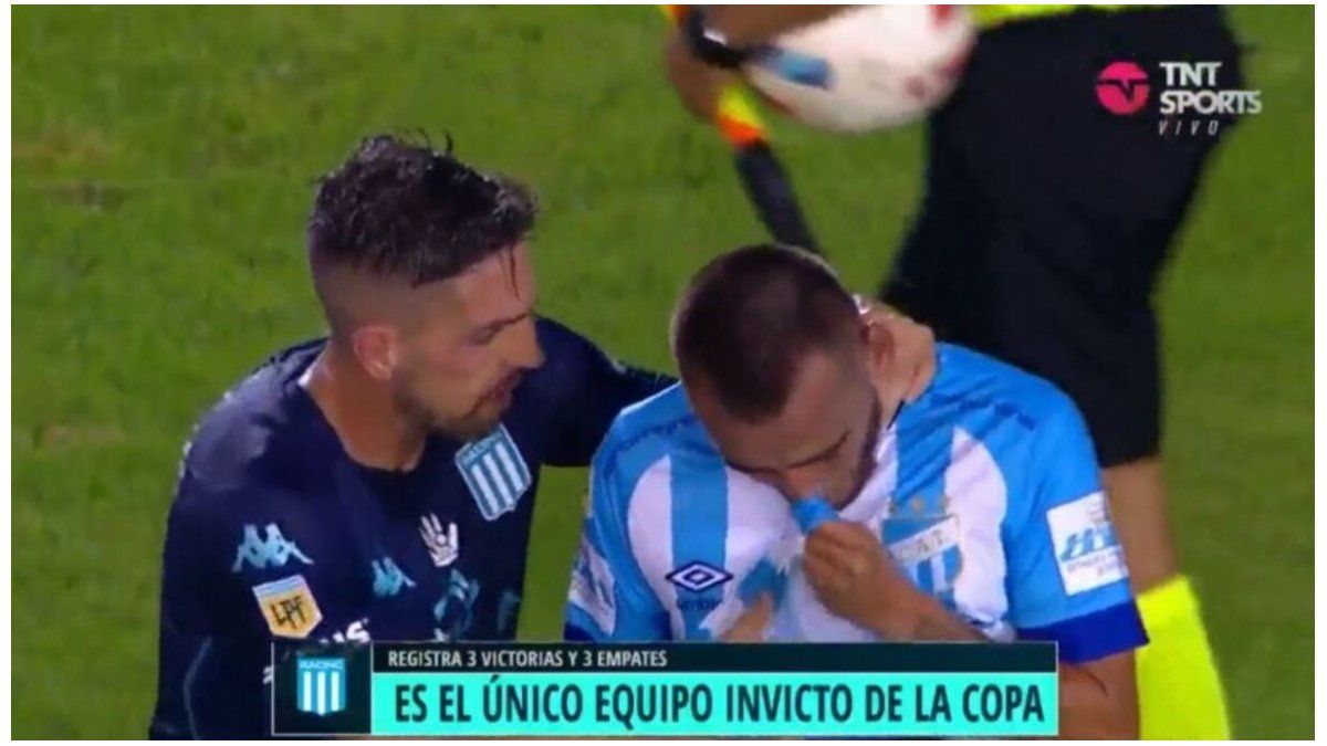 Renzo Tesuri rompió en llanto luego del partido