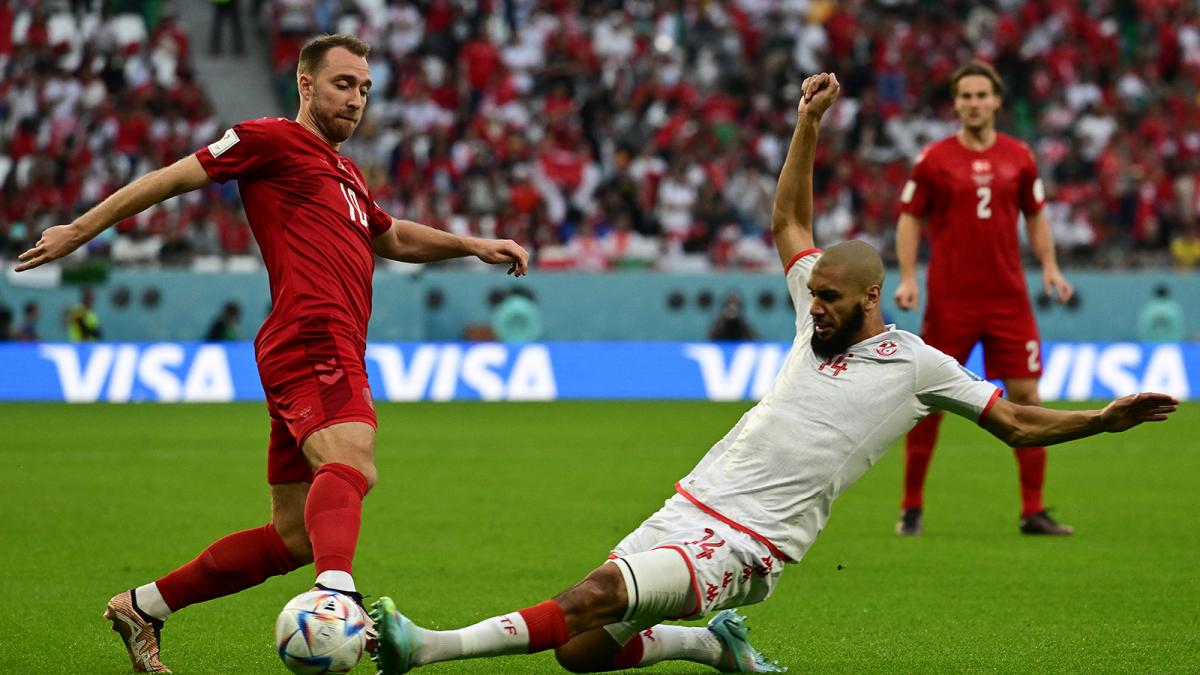 Dinamarca no pudo con Túnez en el inicio del Grupo D