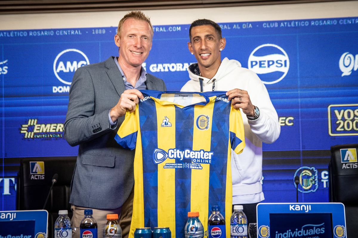 Di María fue presentado en Rosario Central: Esto es más que todo lo que hice