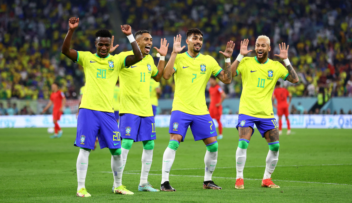 Brasil aplastó 4 a 1 a Corea del Sur y avanzó a cuartos