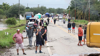 El agua en La Madrid 