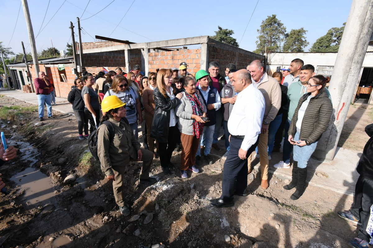 Manzur supervisó obras de integración socio urbana en Las Talitas