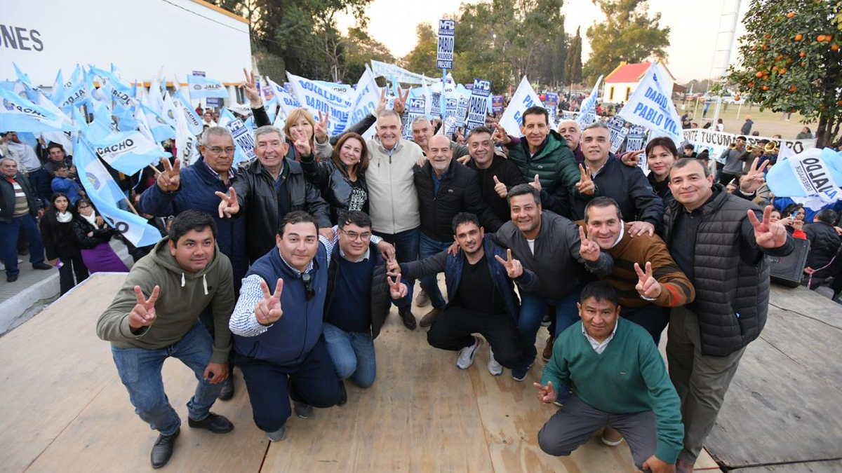 Jaldo encabezó un acto junto al Movimiento Peronista del Este