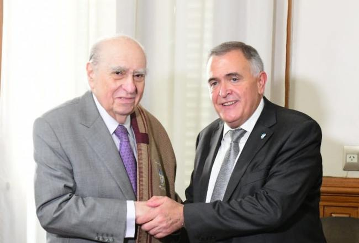 Jaldo recibió al ex presidente de Uruguay, Julio María Sanguinetti