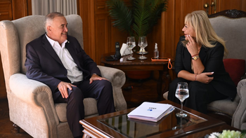 Jaldo y Chahla coordinaron obras hídricas y avanzaron en una agenda común