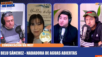 Tucumana nadó en aguas frías sin traje de neopreno: 