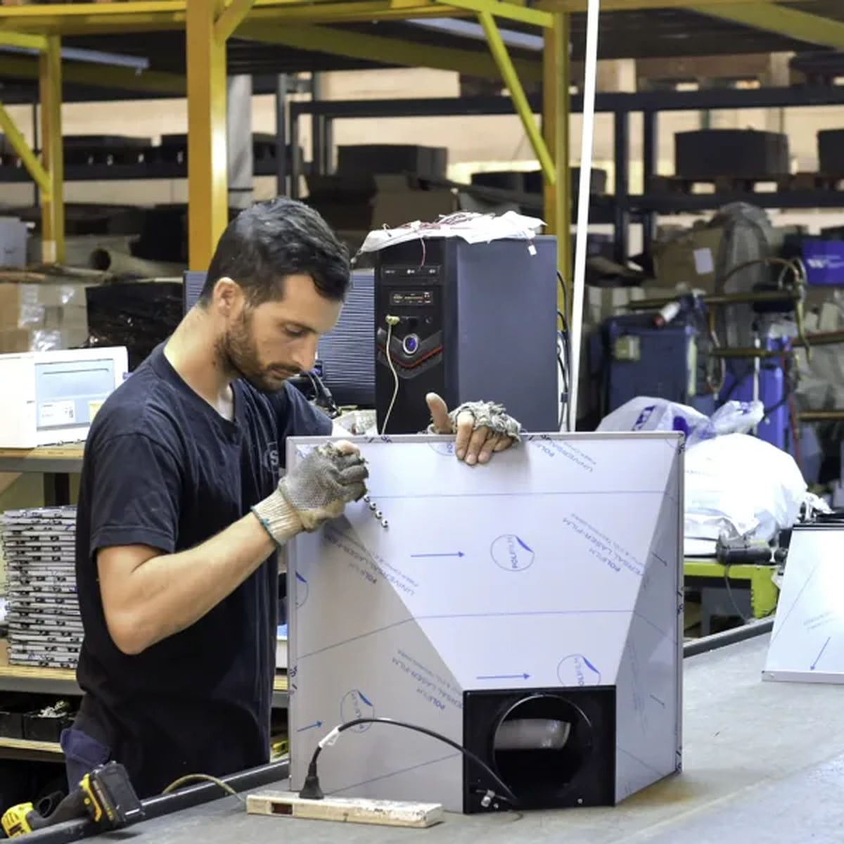 En el estudio, solo 7% de las empresas industriales incluidas en una encuesta del Indec aseguró que incorporará personal. Foto: Filo.news  