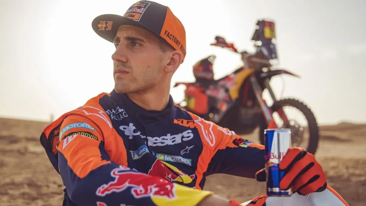 Luciano Benavídes, piloto argentino de Red Bull KTM (Foto: Bolavip).
