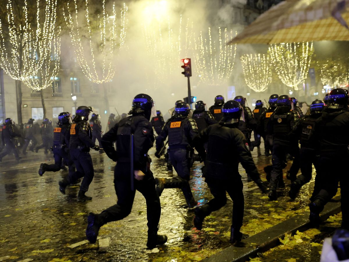Francia: 227 personas arrestadas por disturbios luego del partido