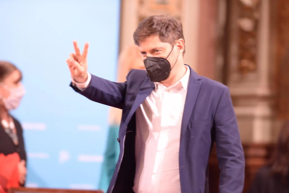 Axel Kicillof anunci&oacute; que dio positivo al test de Covid-19.