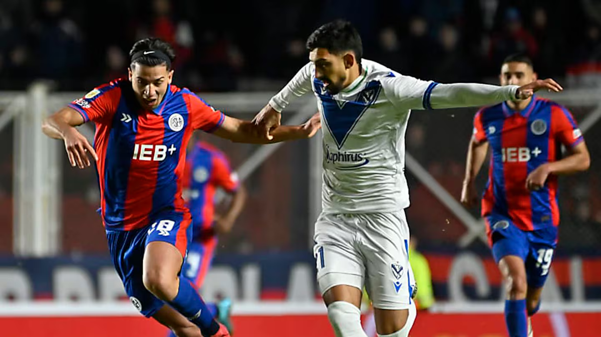 San Lorenzo le ganó a Vélez por 1-0 y llegó a la cima de la Zona B del Torneo Clausura. Foto: TN