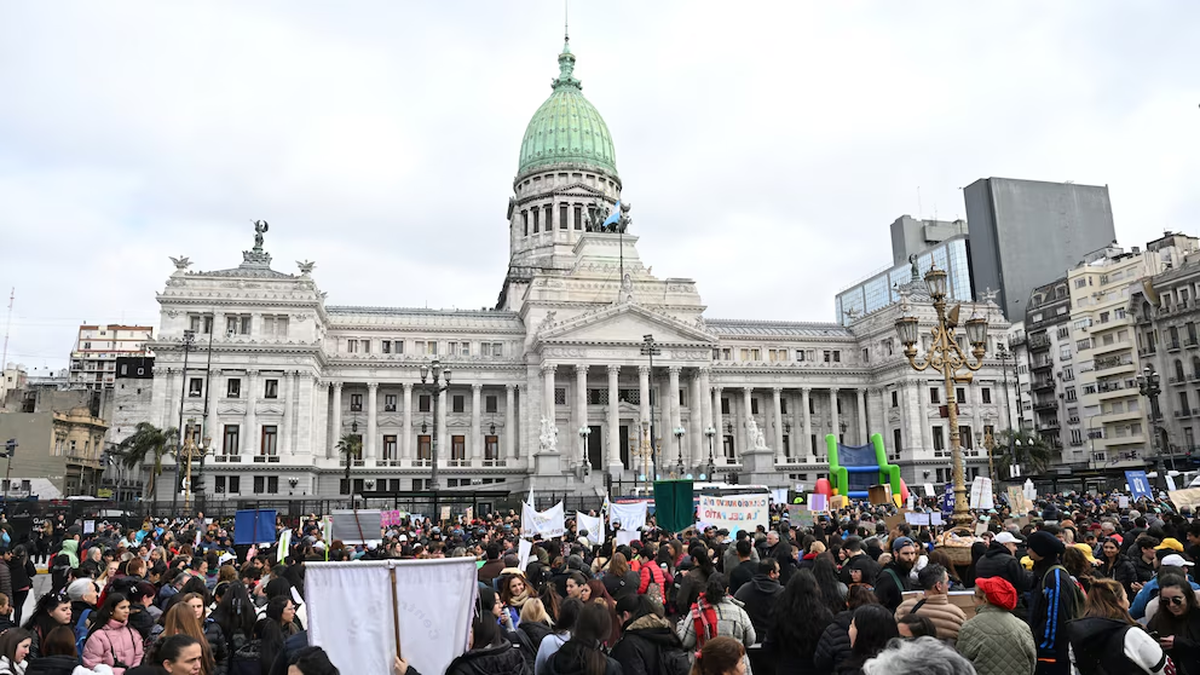 Los prestadores y familiares reclaman por la aplicación de la Ley de emergencia en discapacidad. Fotografía: Infobae