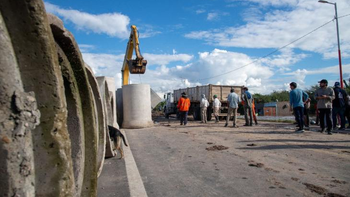 La DPA monitorea ríos y trabaja en La Madrid tras la crecida
