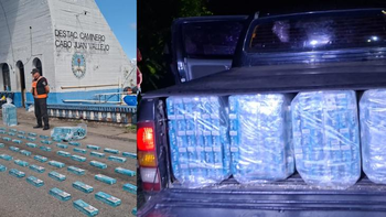 Incautan 200 kilos de hojas de coca y más de 400 paquetes de cigarrillos