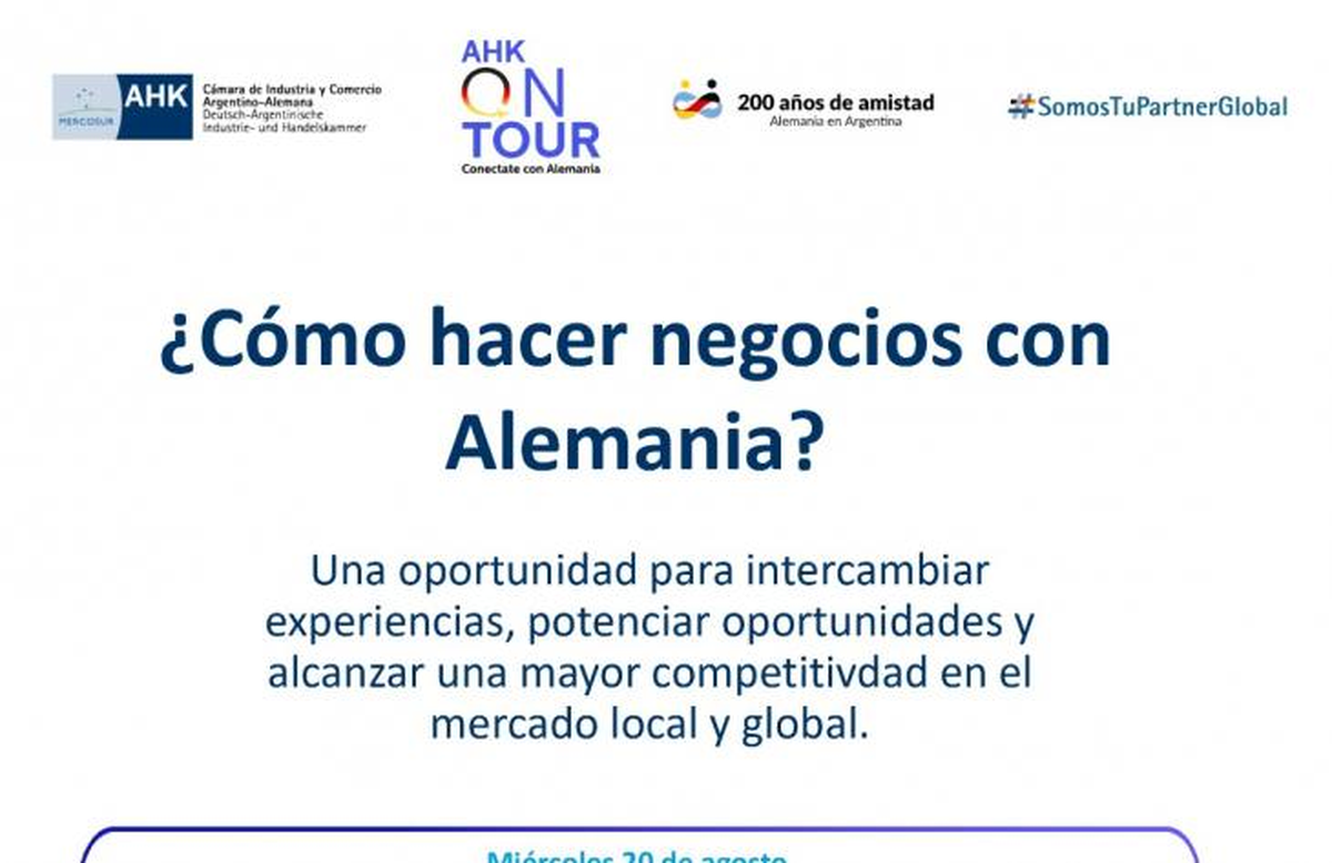 Tucumán será sede de un encuentro empresarial entre Argentina y Alemania para potenciar el desarrollo productivo. Foto: Comunicación Tucumán  